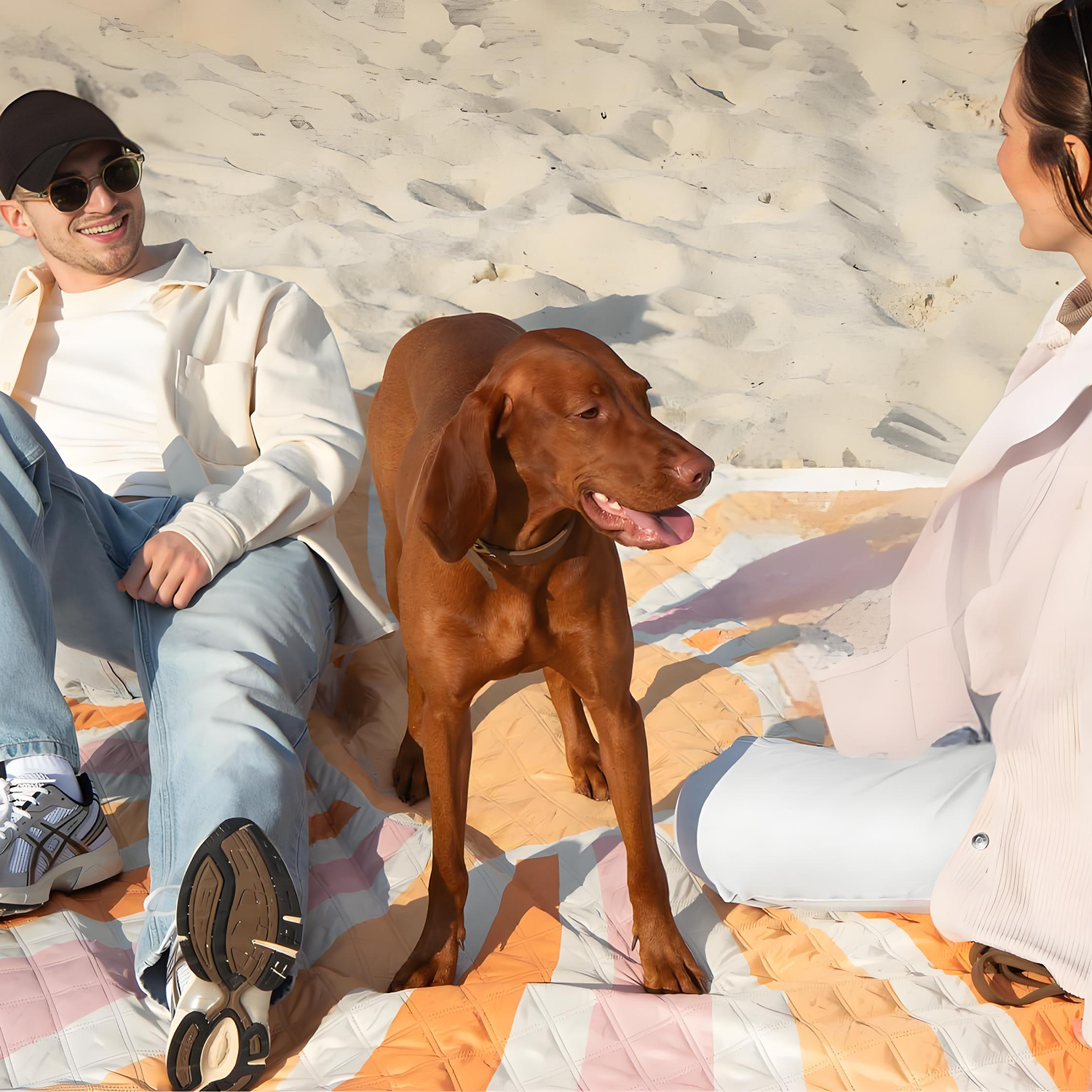 Portable Extra-Large Beach Mat for Outdoor Use 3