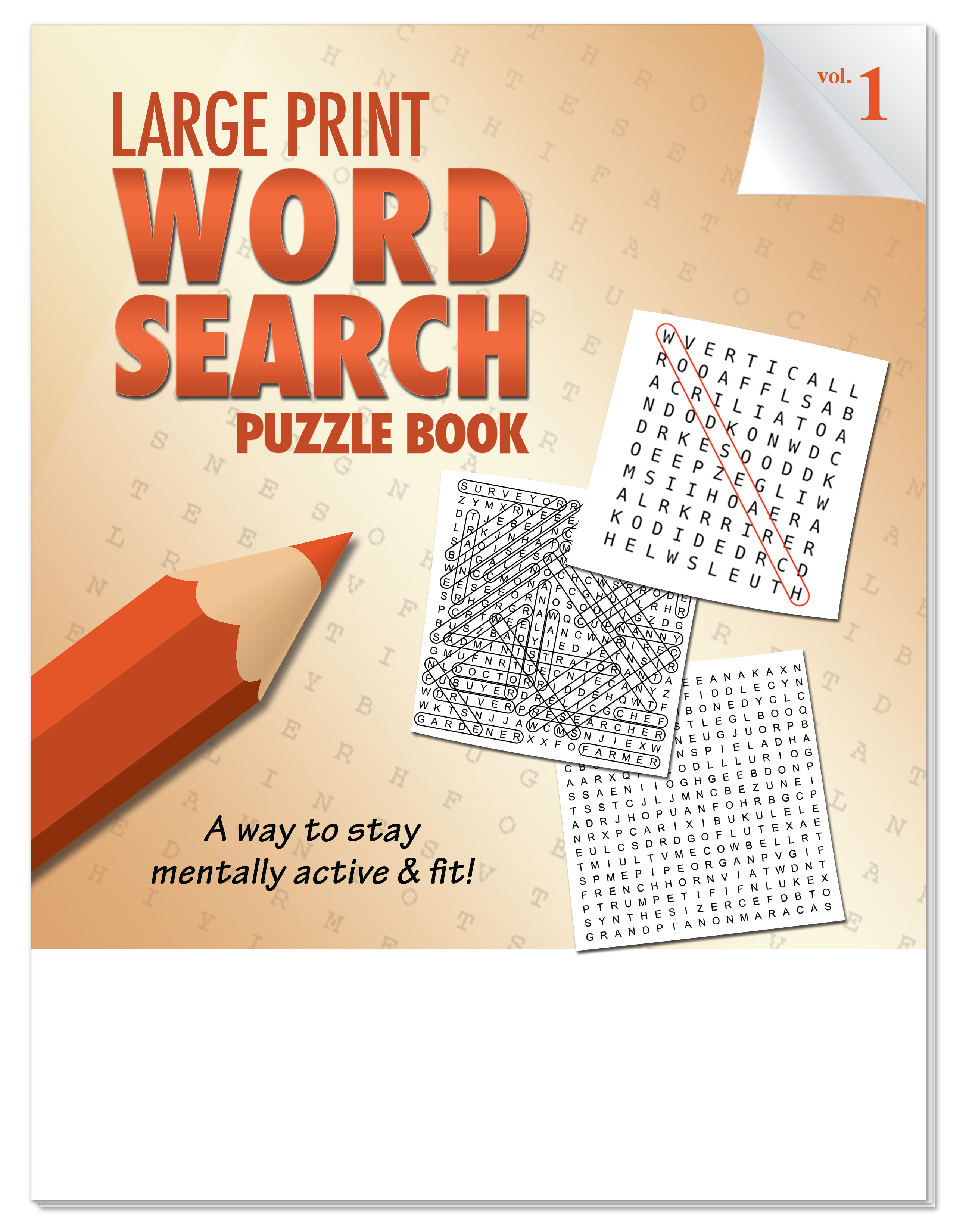 Puzzle Book: LARGE PRINT Word Search 3