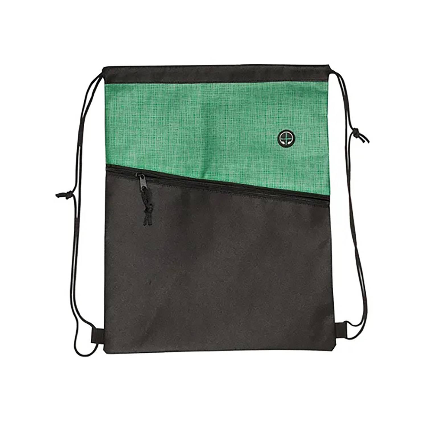 Heathered Non-Woven Drawstring Backpack 9
