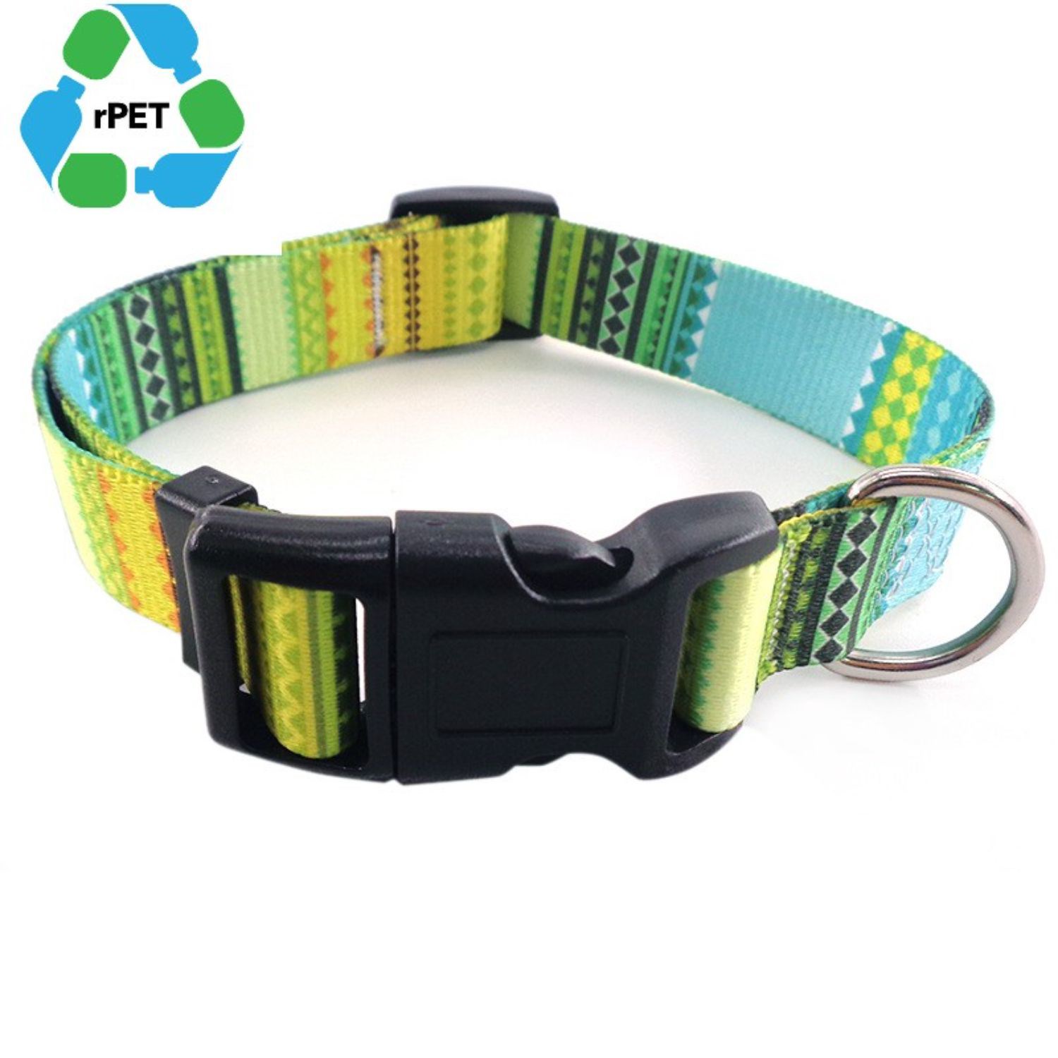 5/8"W x 12"L rPET Eco-friendly Sublimation Pet Collars w/ Buckle Release 7