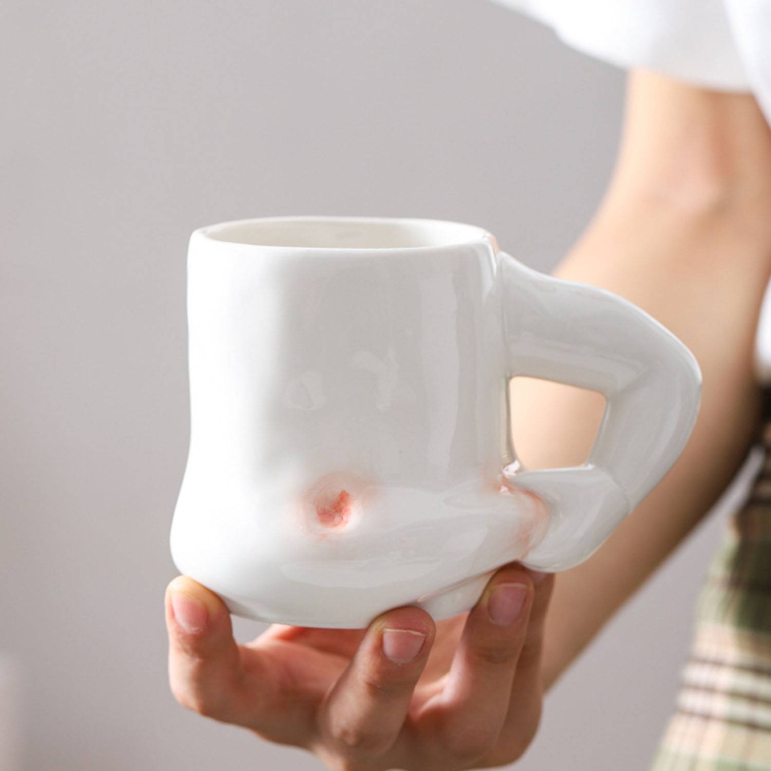 13 oz. Fat Belly Cute Ceramic Coffee Mug w/ Handle 5