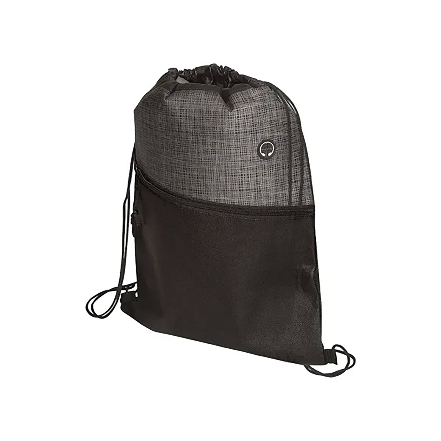 Heathered Non-Woven Drawstring Backpack 4