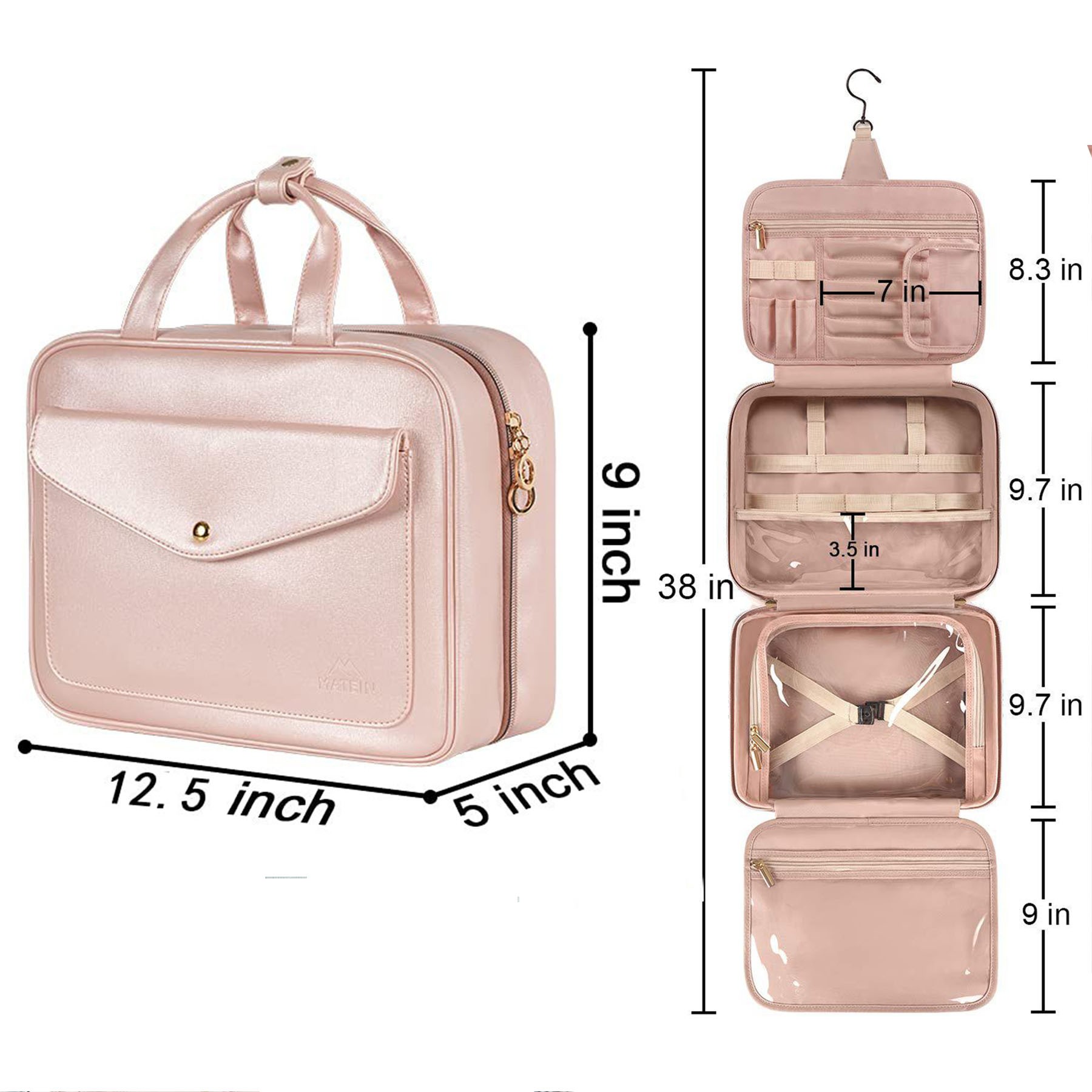 Ladies Travel Toiletries Bag 2