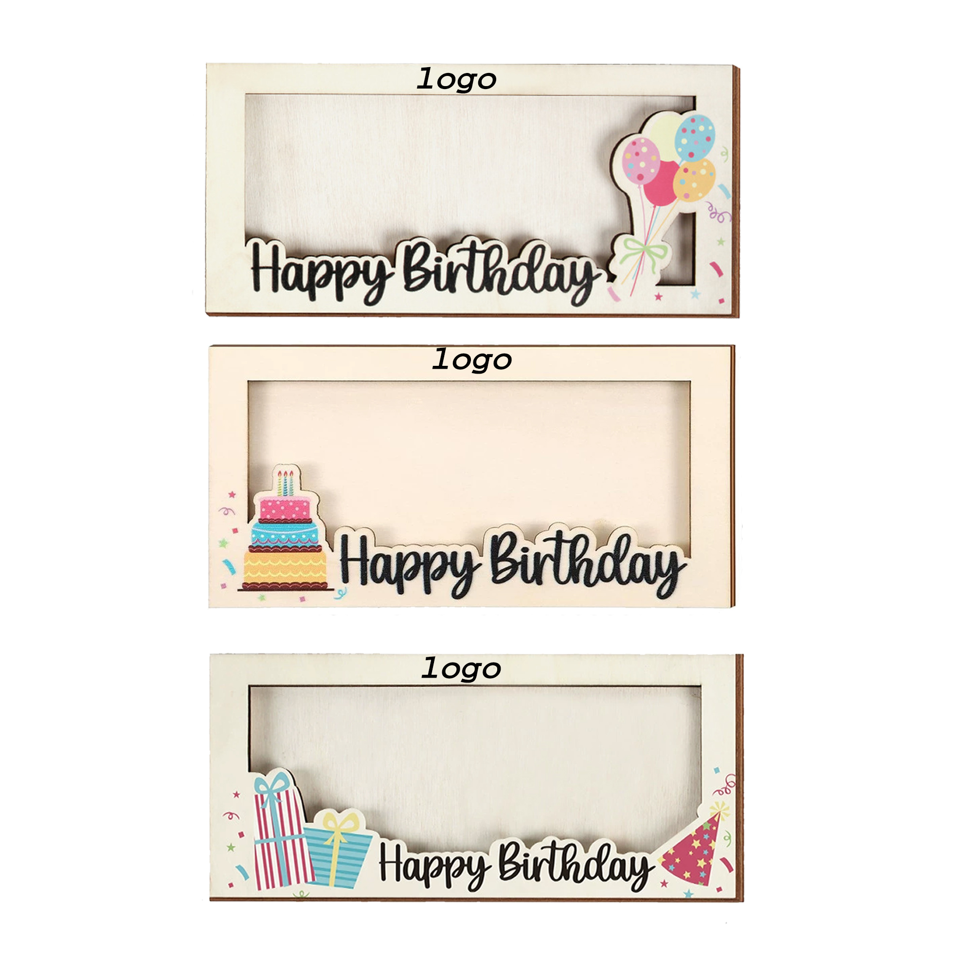 Wooden Birthday Money Holder Cash Envelope 2