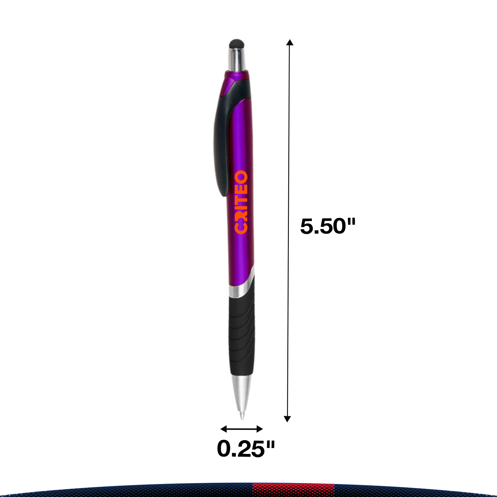 Kuma Plastic Pens with Screen Touch Stylus 9