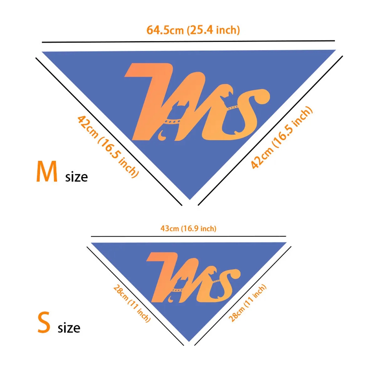 Pets Cotton Tringle Bandana Puppy Bib Scarf Kerchief 7