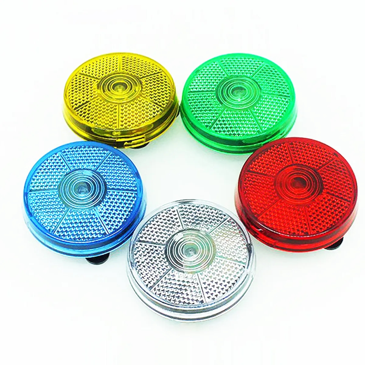 Round Blinking Light With Back Clip 3