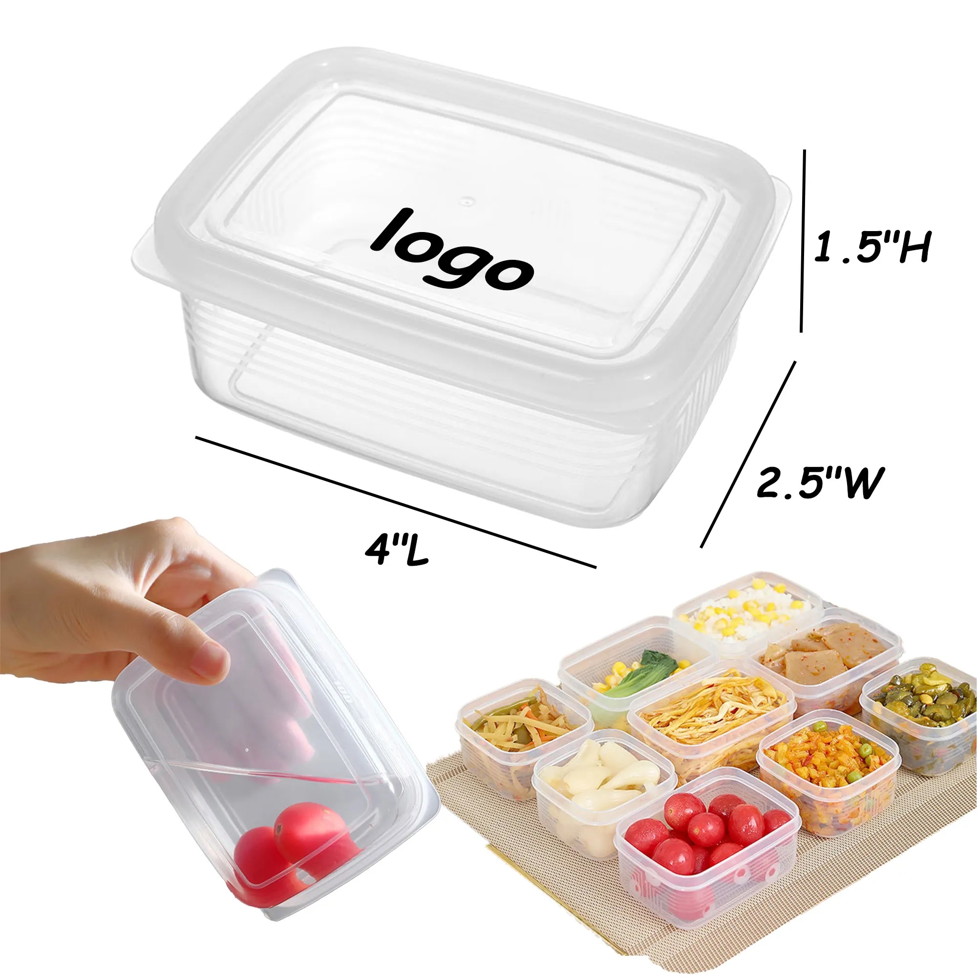 MOQ 10 Food Packaging Box Refrigerator Storage 1