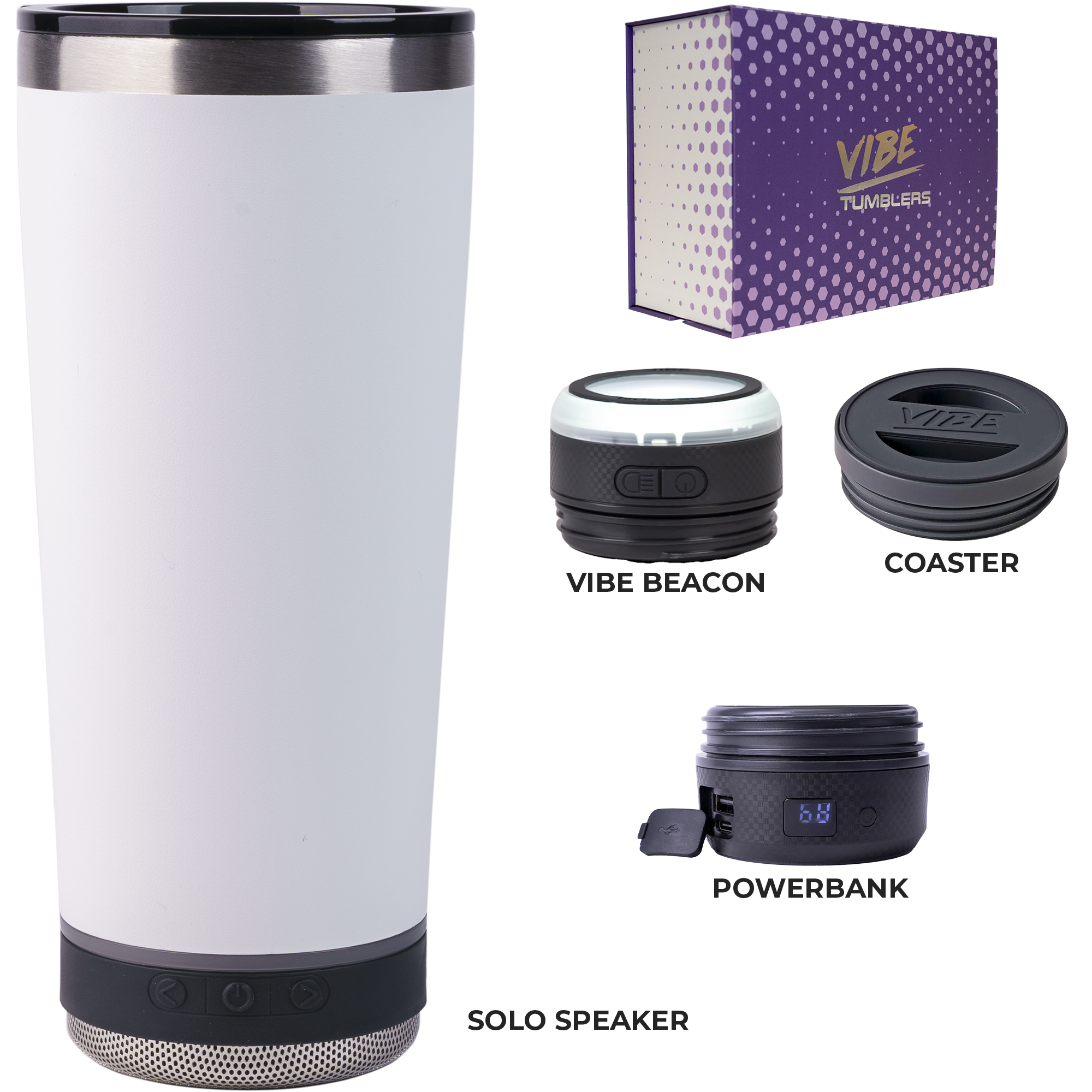 Go Caddy Vibe 18 oz Tumbler Kit 20