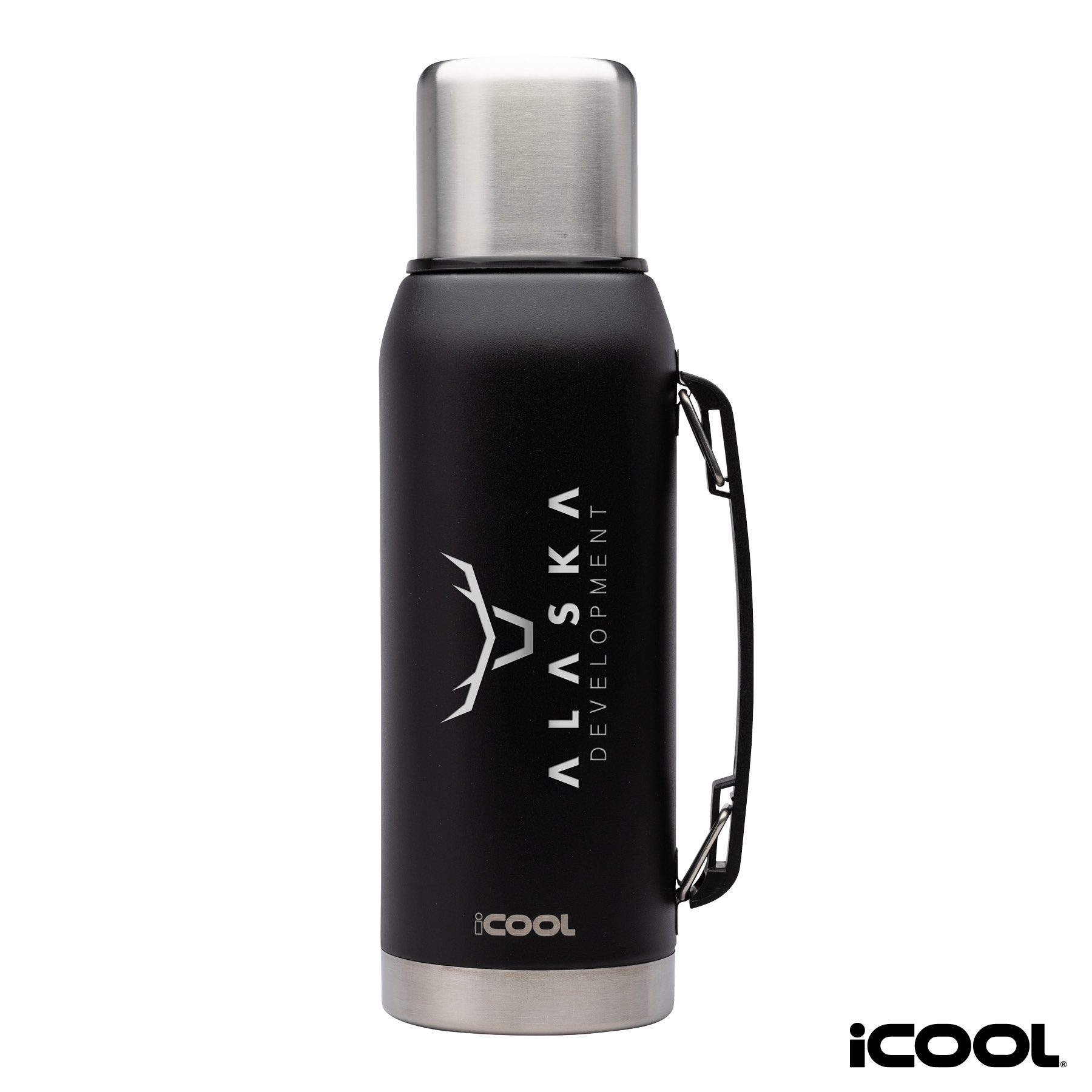 iCOOL® Silverton 34 oz. Double Wall, Stainless Steel Water Bottle 20