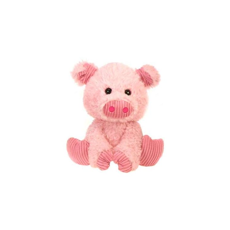 Plush Pink Sitting Pig - 9.5" 2