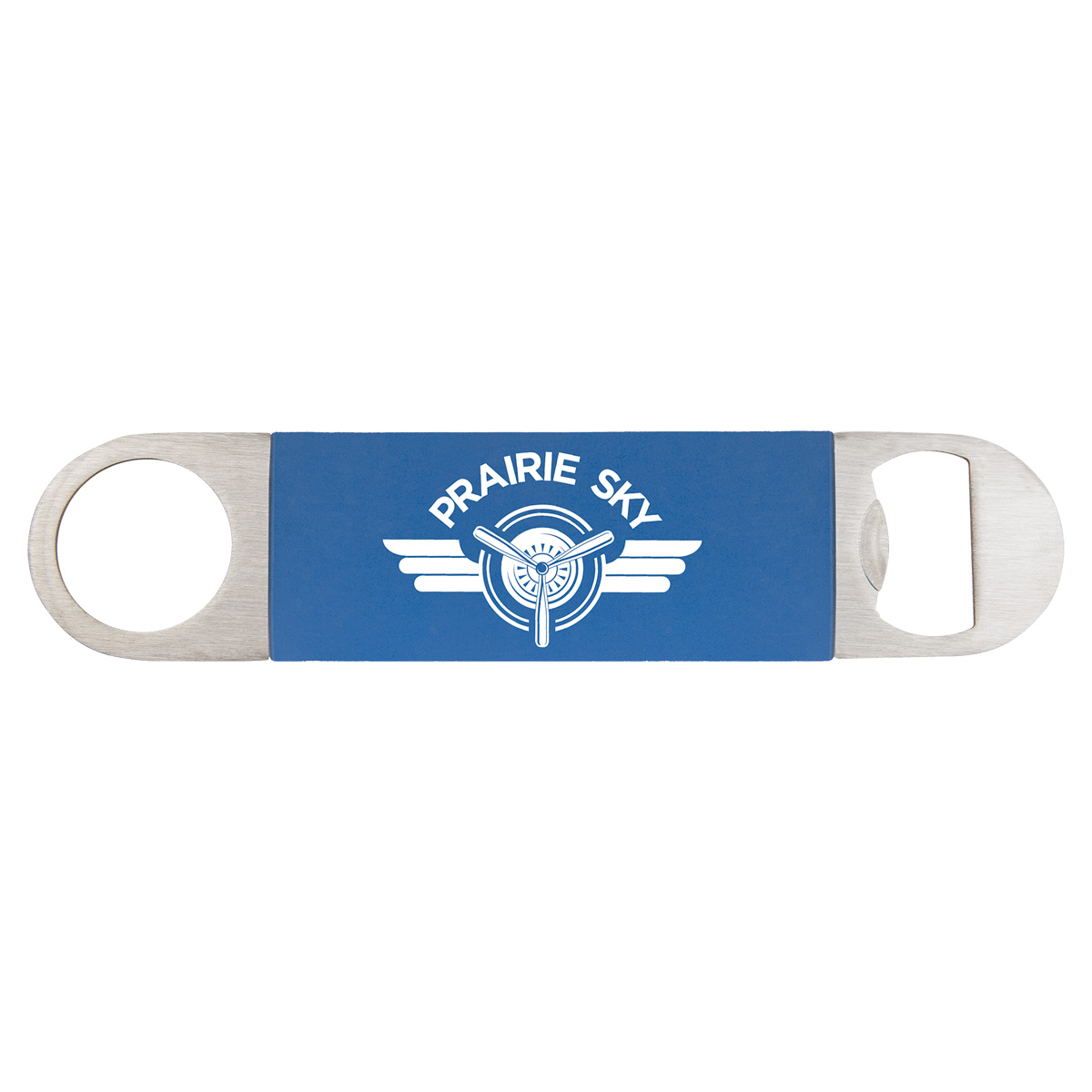 Blue Silicone & Stainless Steel Bottle Openers