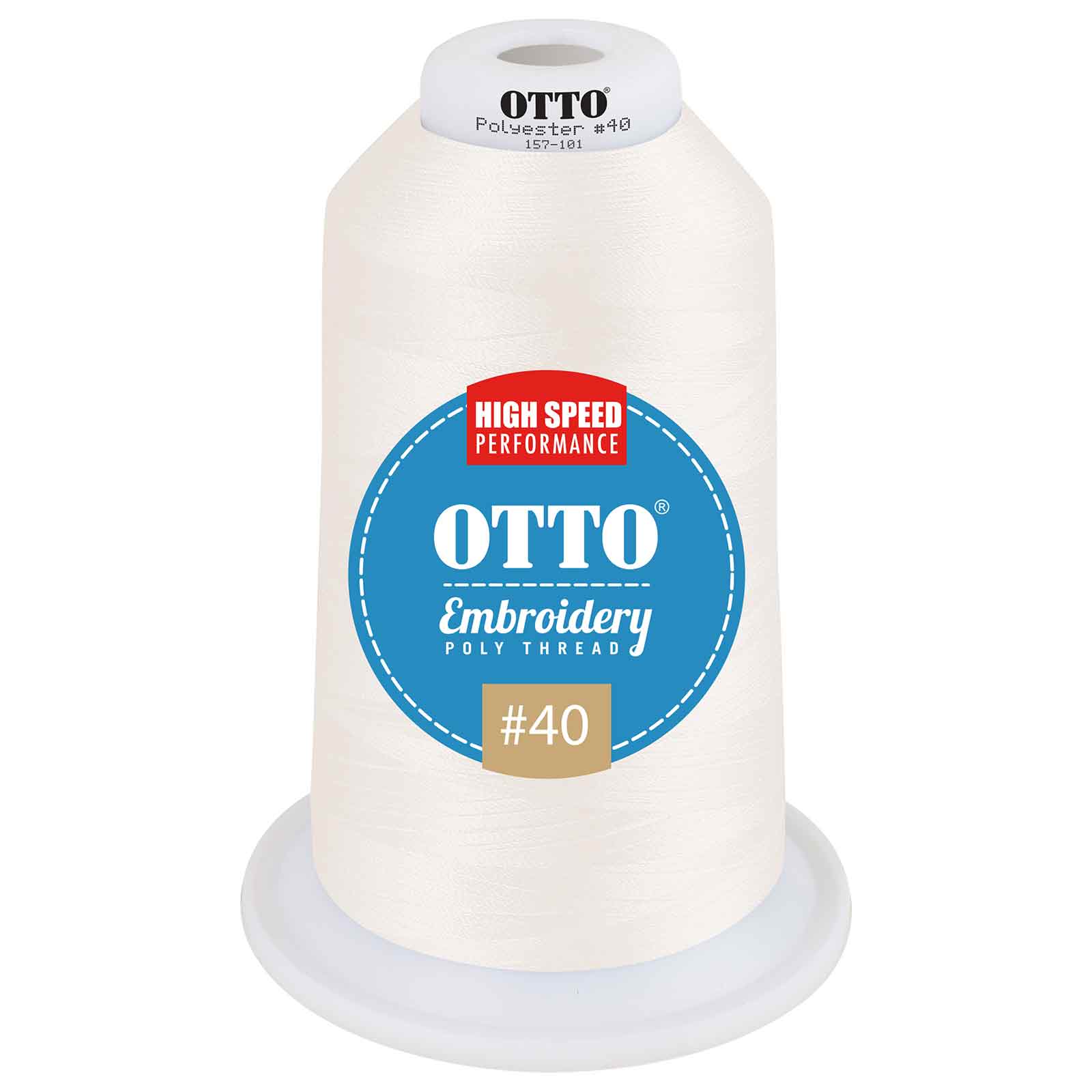 OTTO Embroidery Poly Thread #40 5,500 yd. King Cone 256