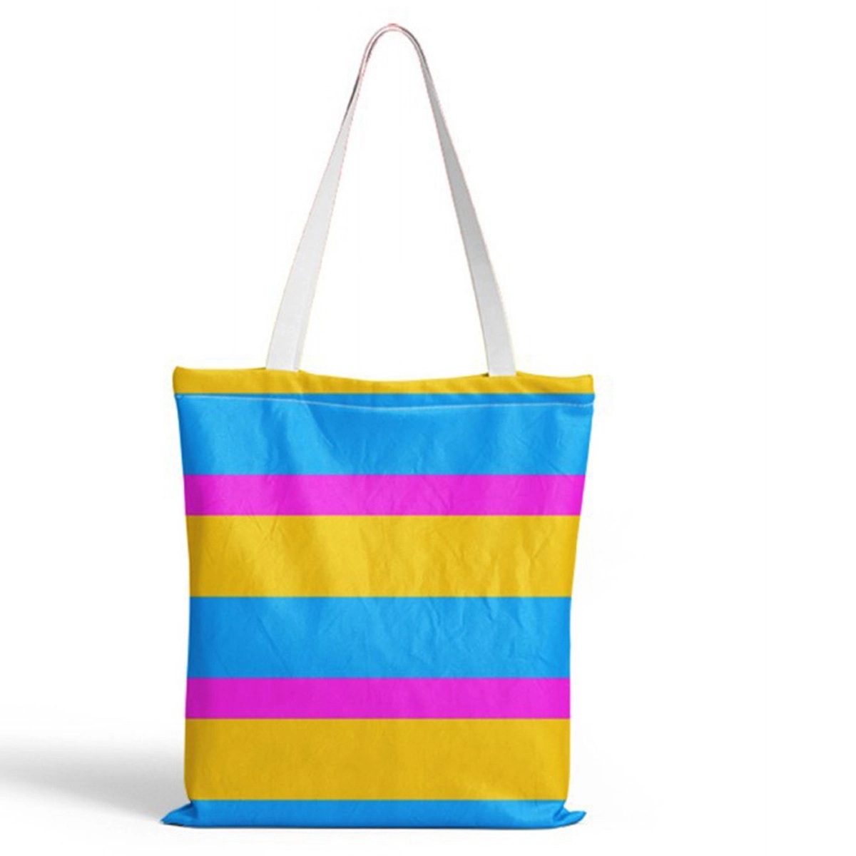 Rainbow Canvas Tote Bag 10