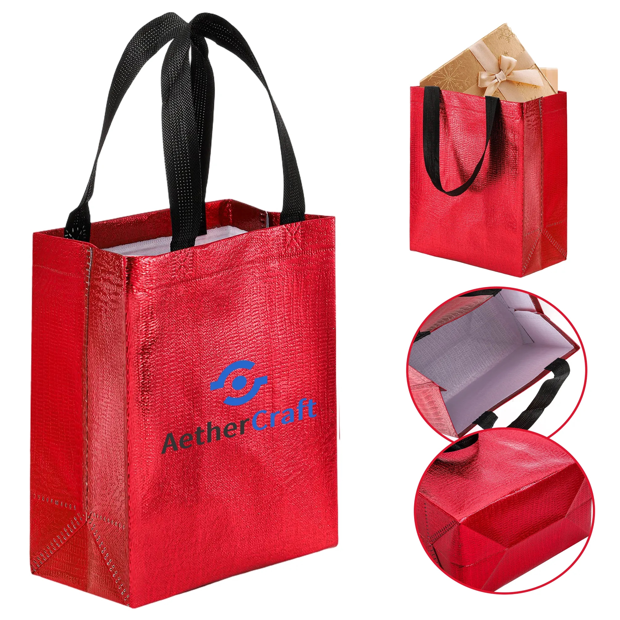 Stylish Glossy Non Woven Tote Bag for Events 1