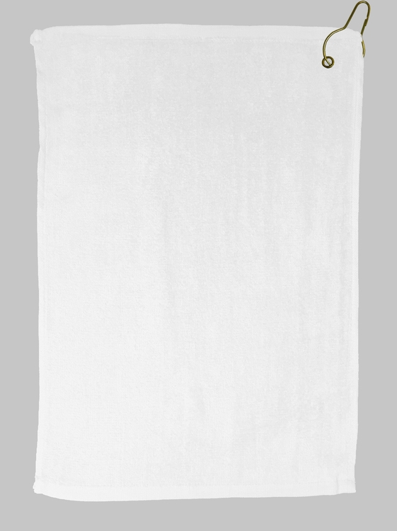 11" x 17" Golf Towel with Grommet and Hook 7