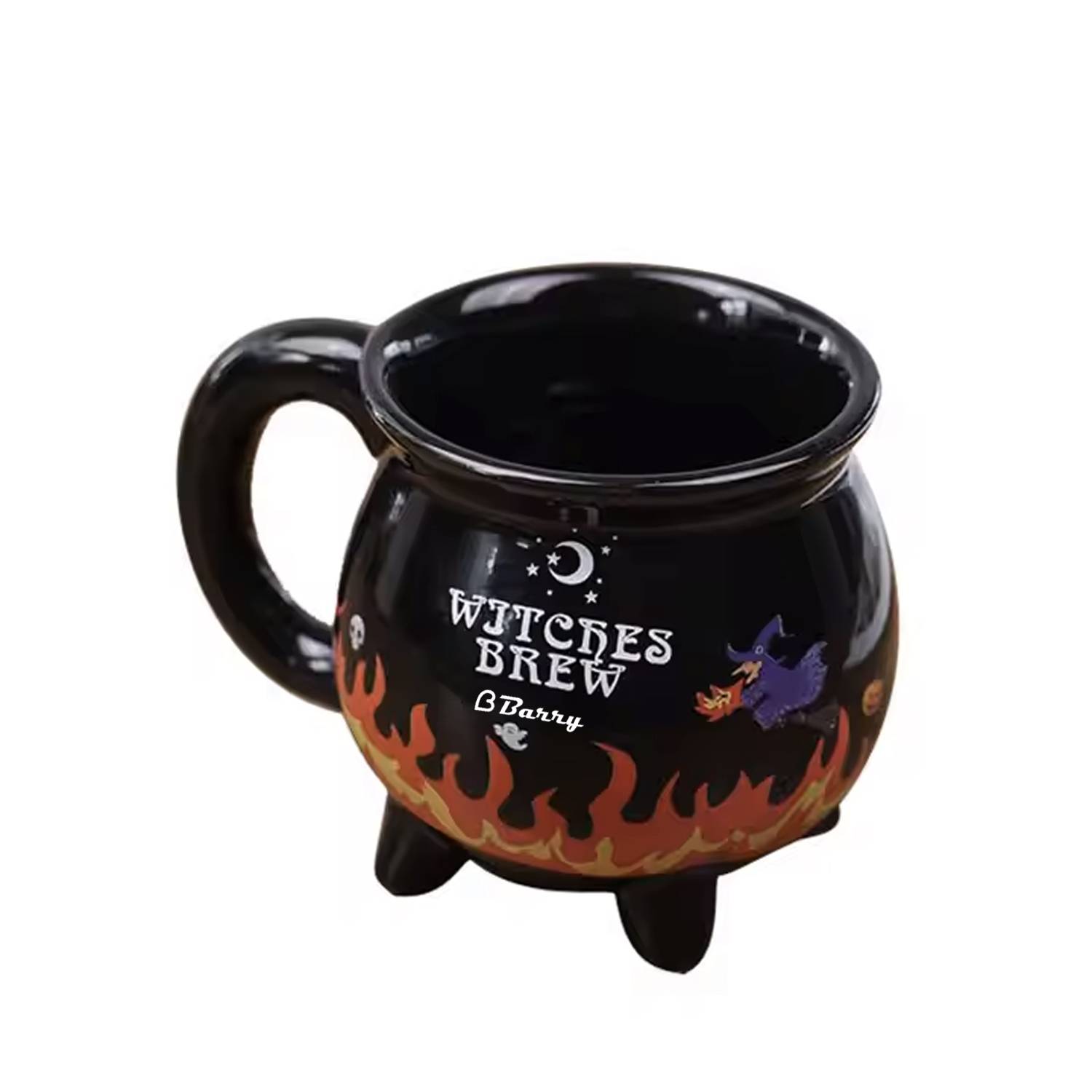 13oz Ceramic Witch Cauldron Mug – Halloween Coffee Cup