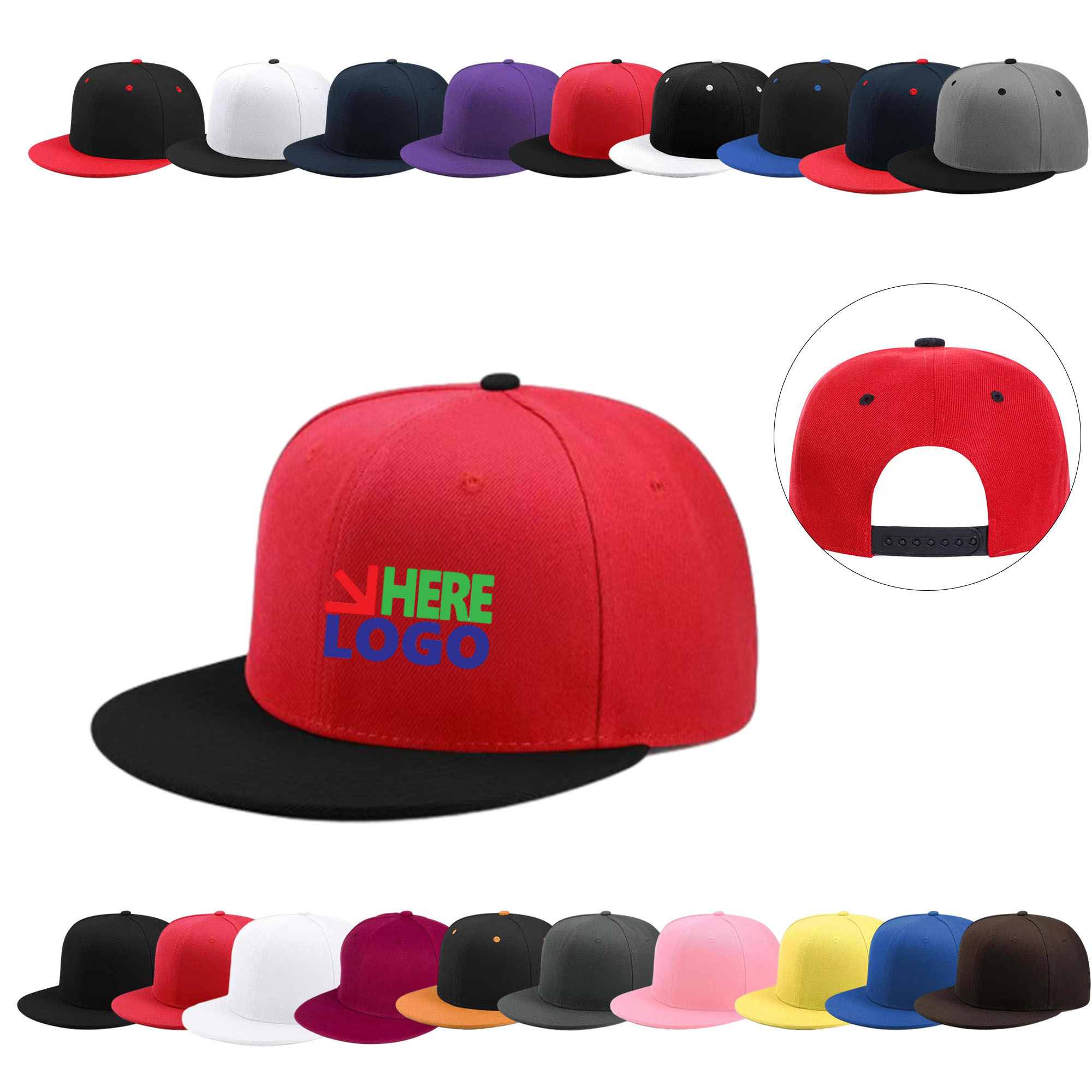 Simple Flat Edge Sunshade Baseball Cap 1