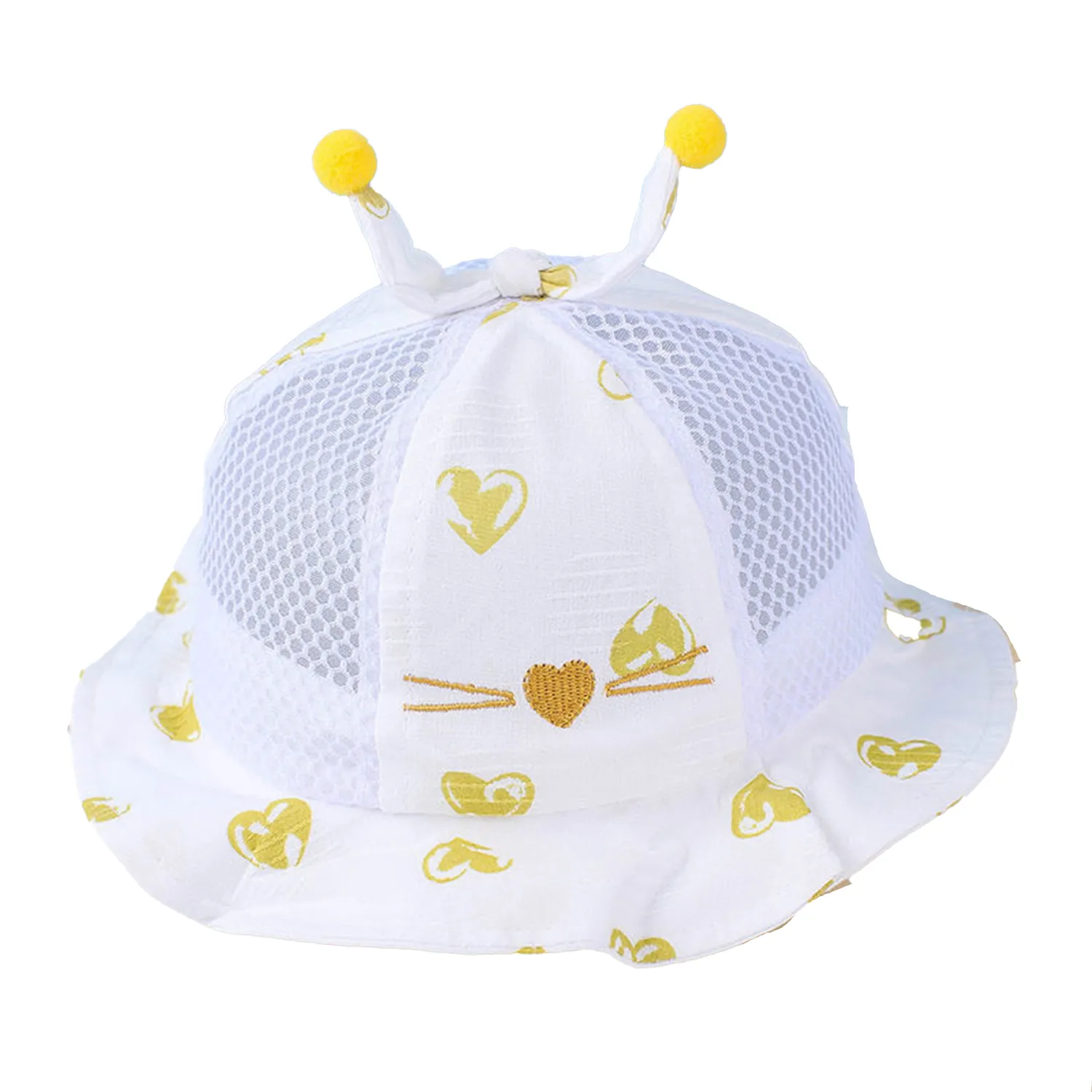 Terylene Cotton Thin Baby Sun Shade Bucket Hat 9
