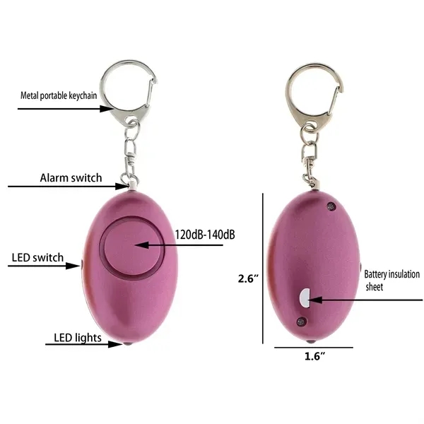 Emergency Light & Siren Keychain - Safety Accessory 5