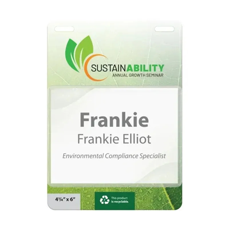 Eco On-site Plastic Event Pass 5