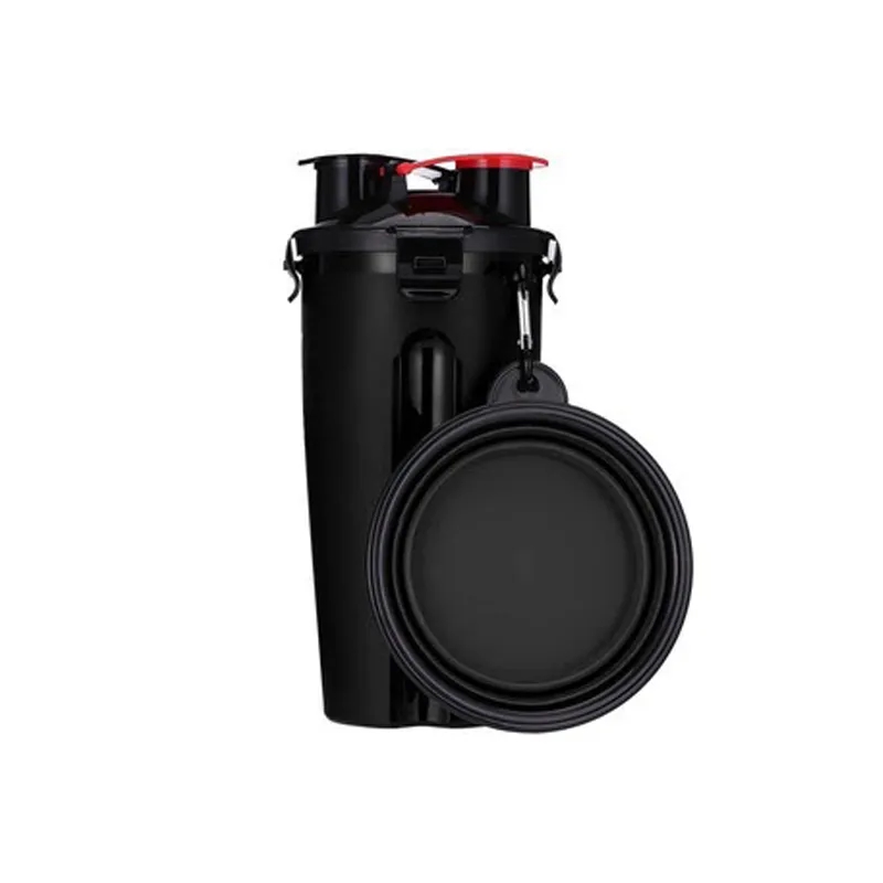 2 In 1 Dog Food Water Bottle With Bowl 2