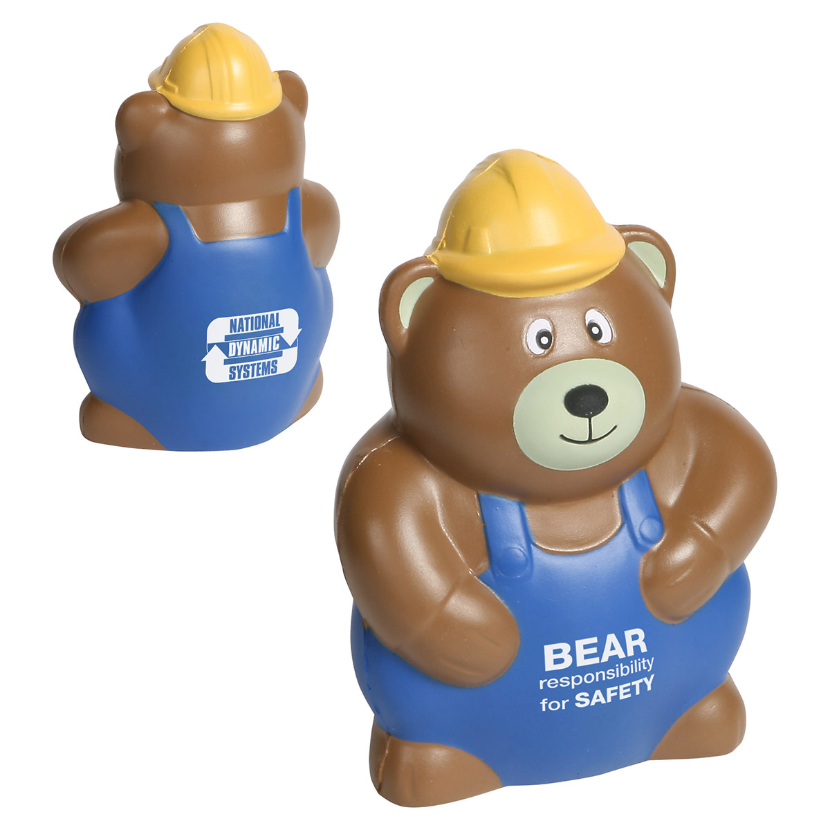 Construction Worker Bear Stress Reliever 1