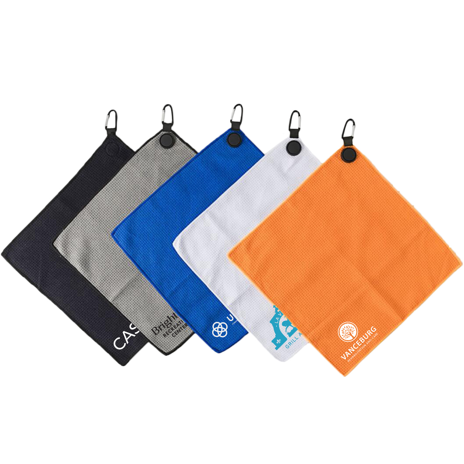 Magnetic Golf Towel with Carabiner 1
