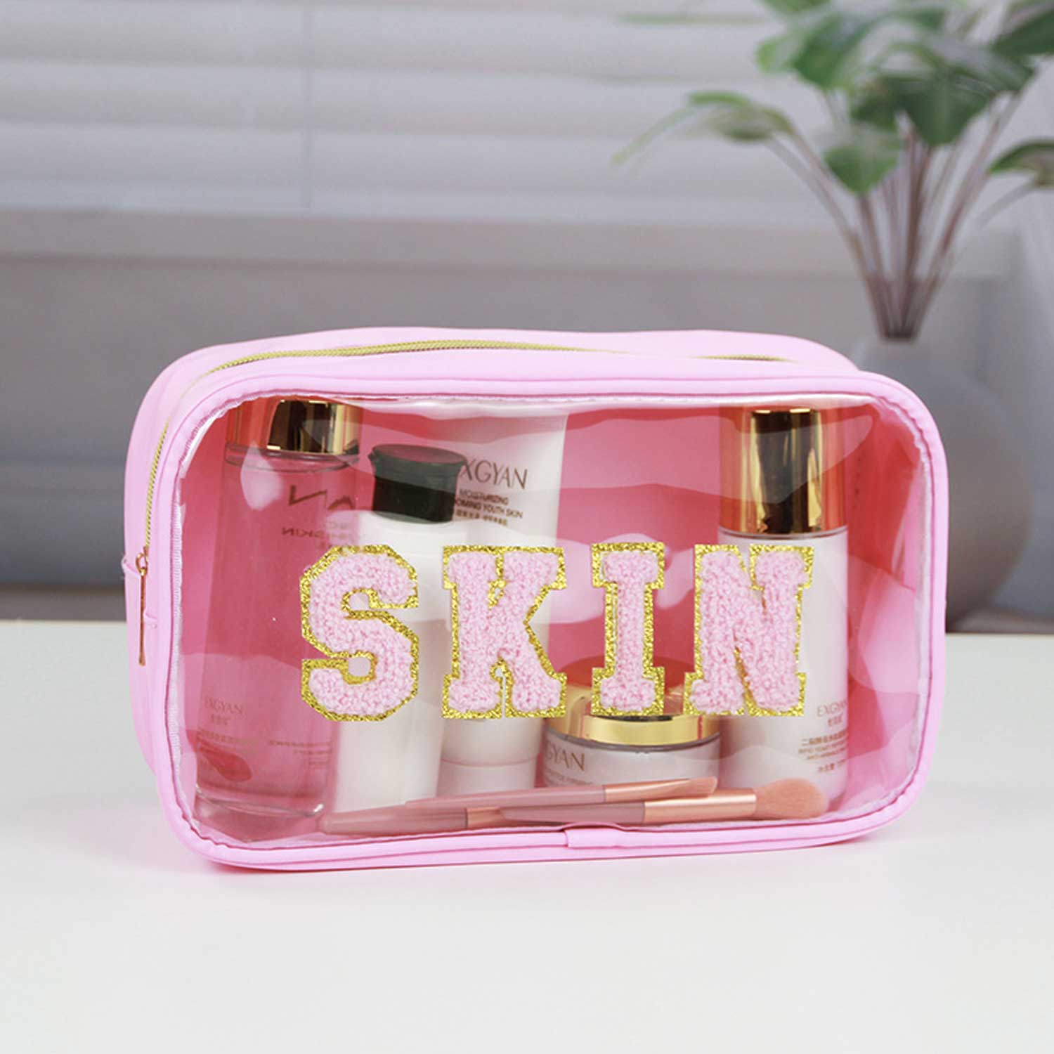 Custom Transparent Cosmetic Case - Leakproof Shower Bag 6