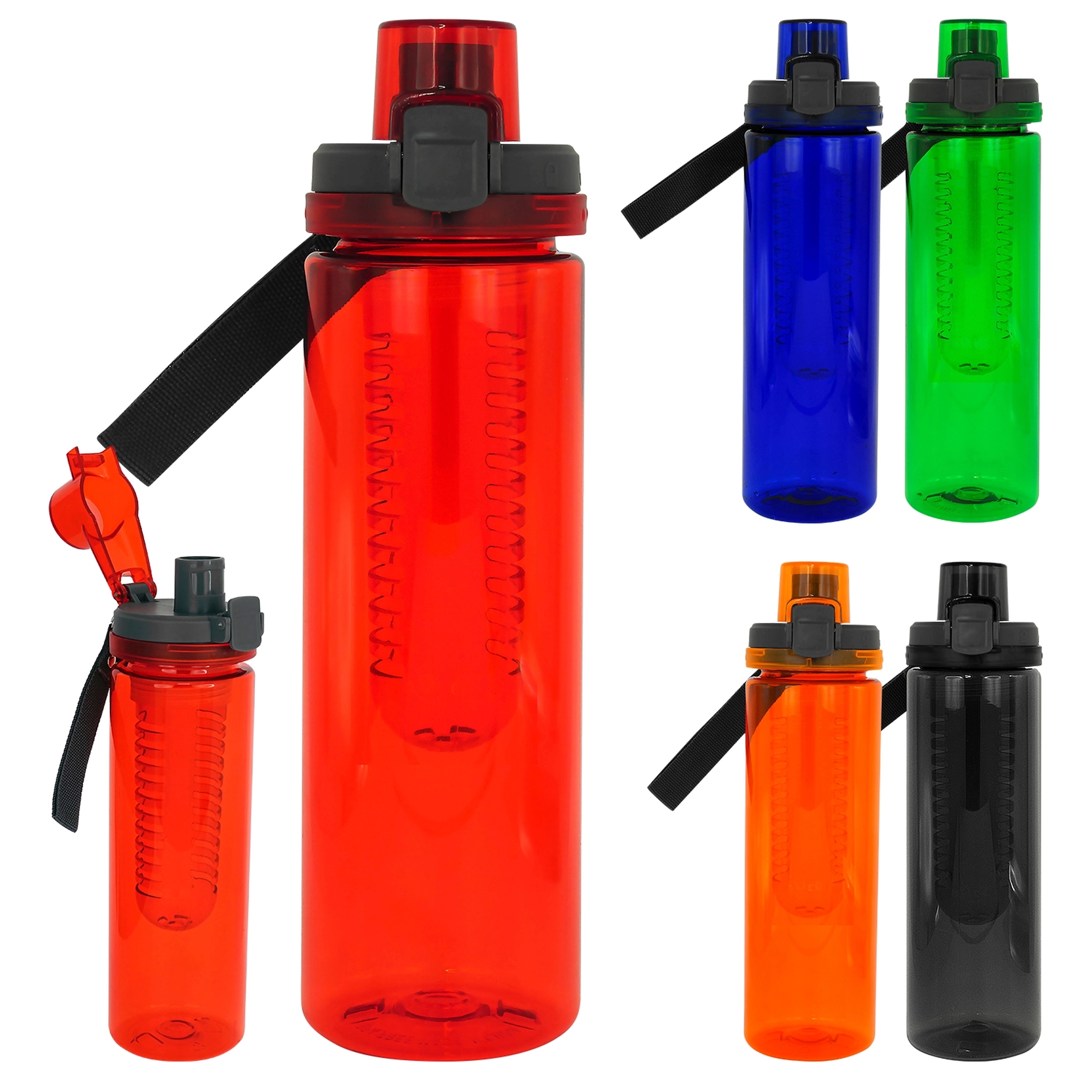 Locking Lid 24 oz. Colorful Bottle With Infuser 13