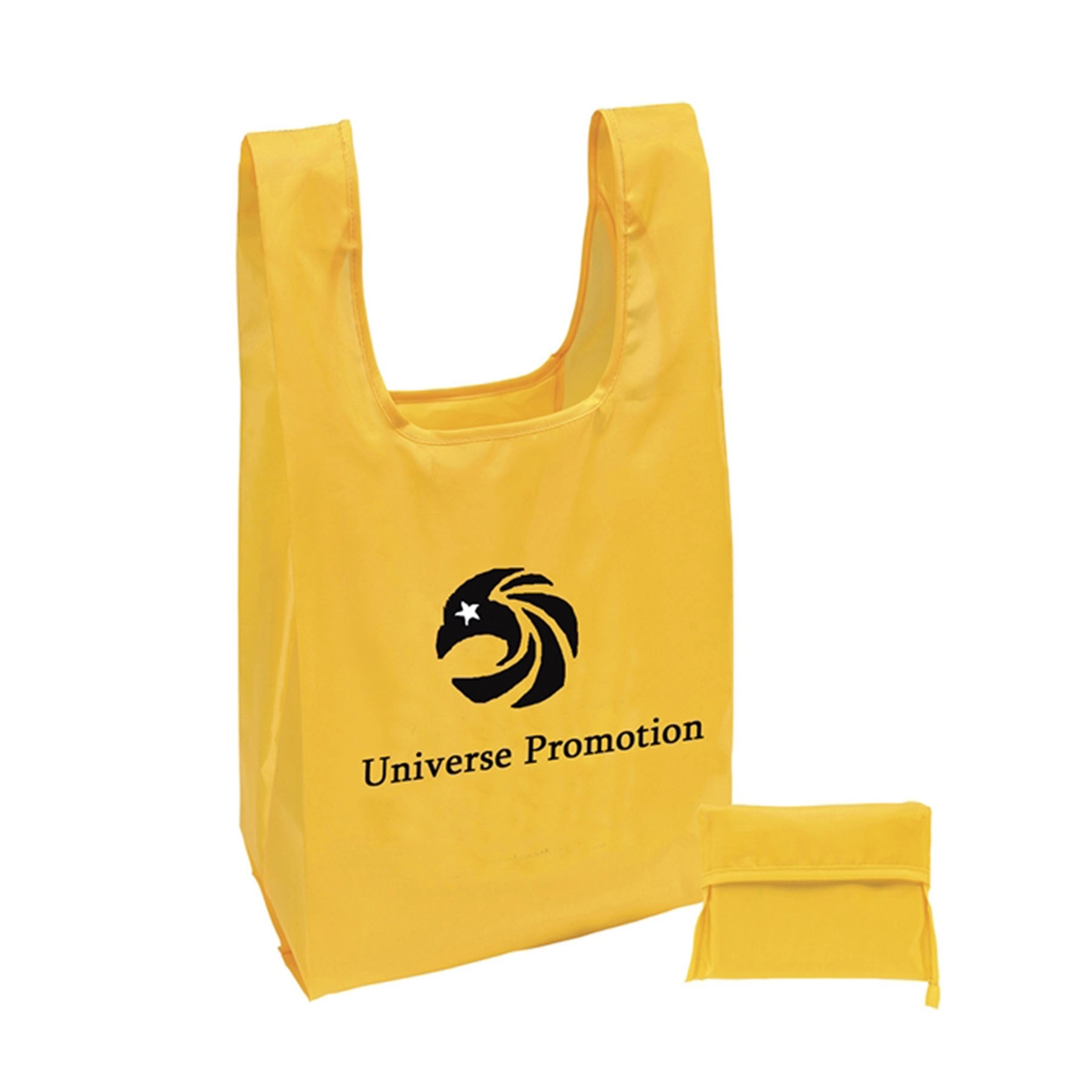 Foldaway Shopping Tote Bag With Rush Service, custom tote bag with logo imprint 2