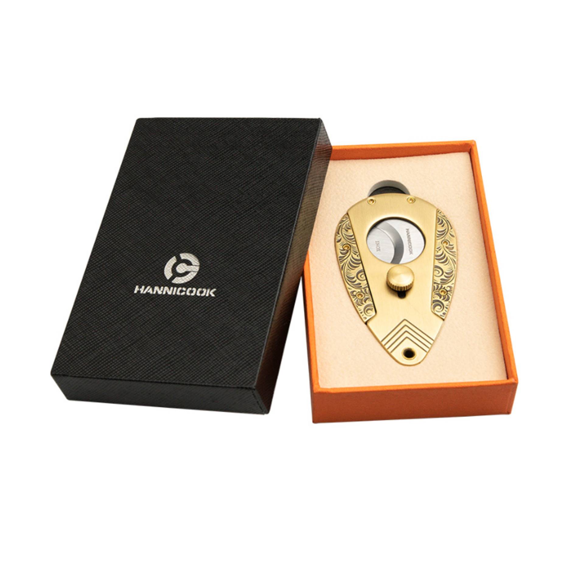 Stainless Steel Vintage Cigar Cutter Gift Box 6