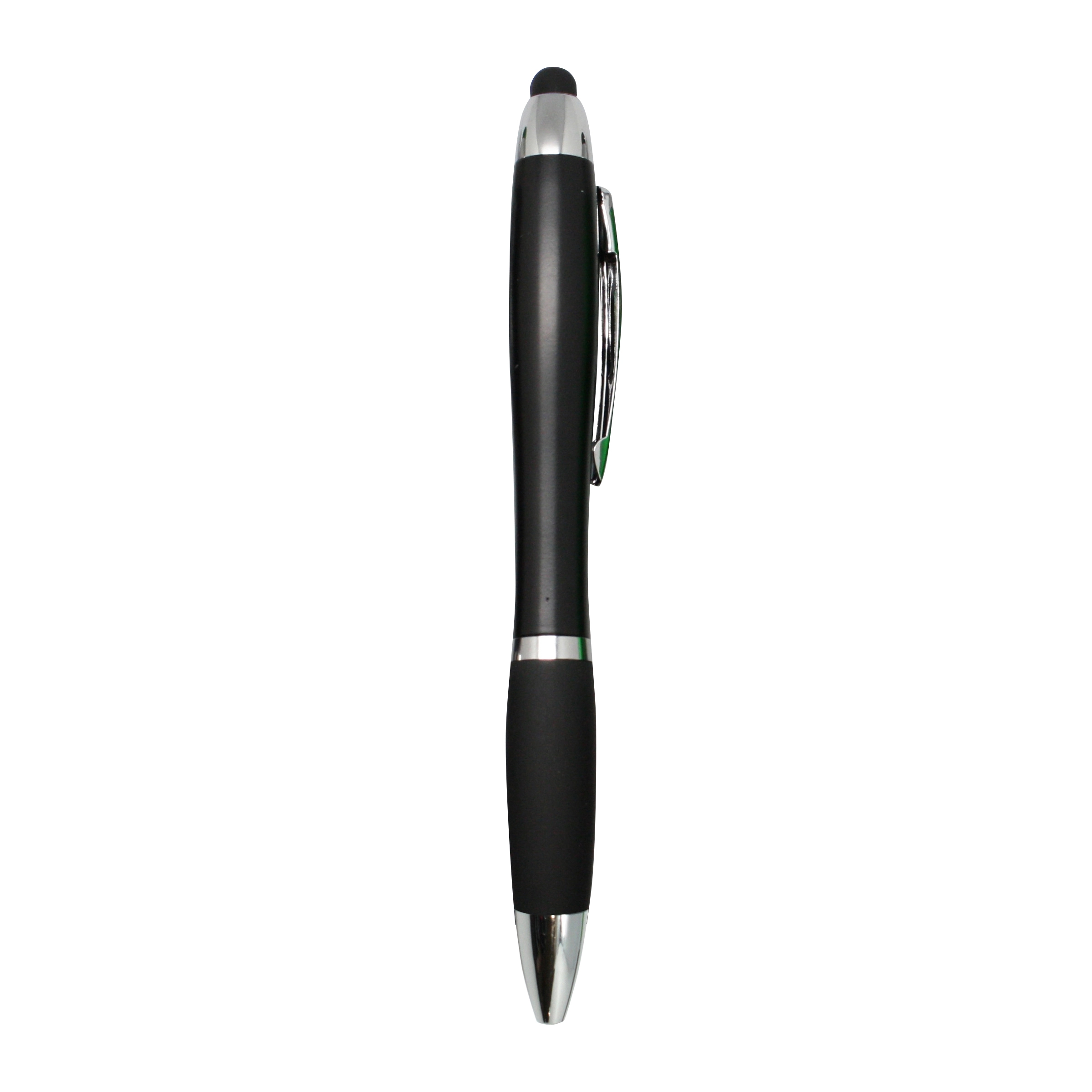 Curvy Plastic Stylus Pen w/Light UP Engraving 5
