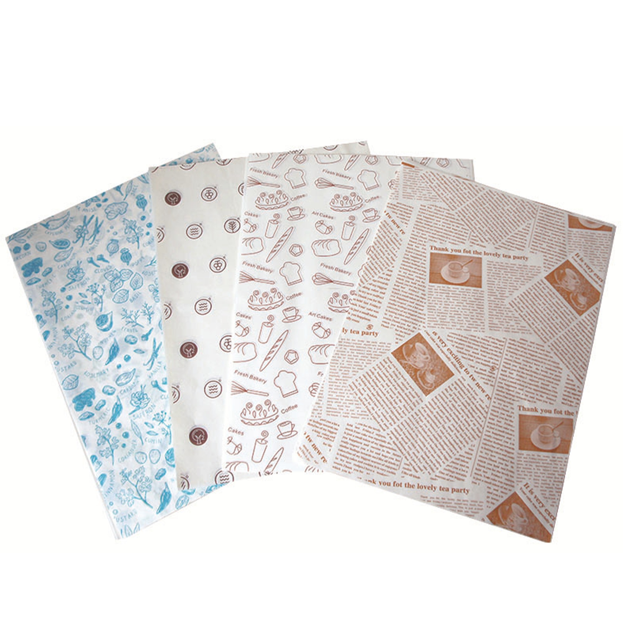 Hamburger Packaging Paper 12"x12" 2