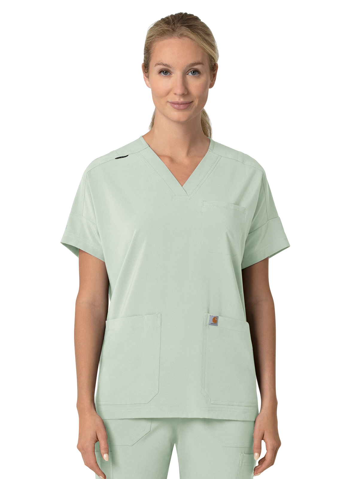 Carhartt Scrubs - Force Cross-Flex - Women's Four-Pocket Oversized Top 9