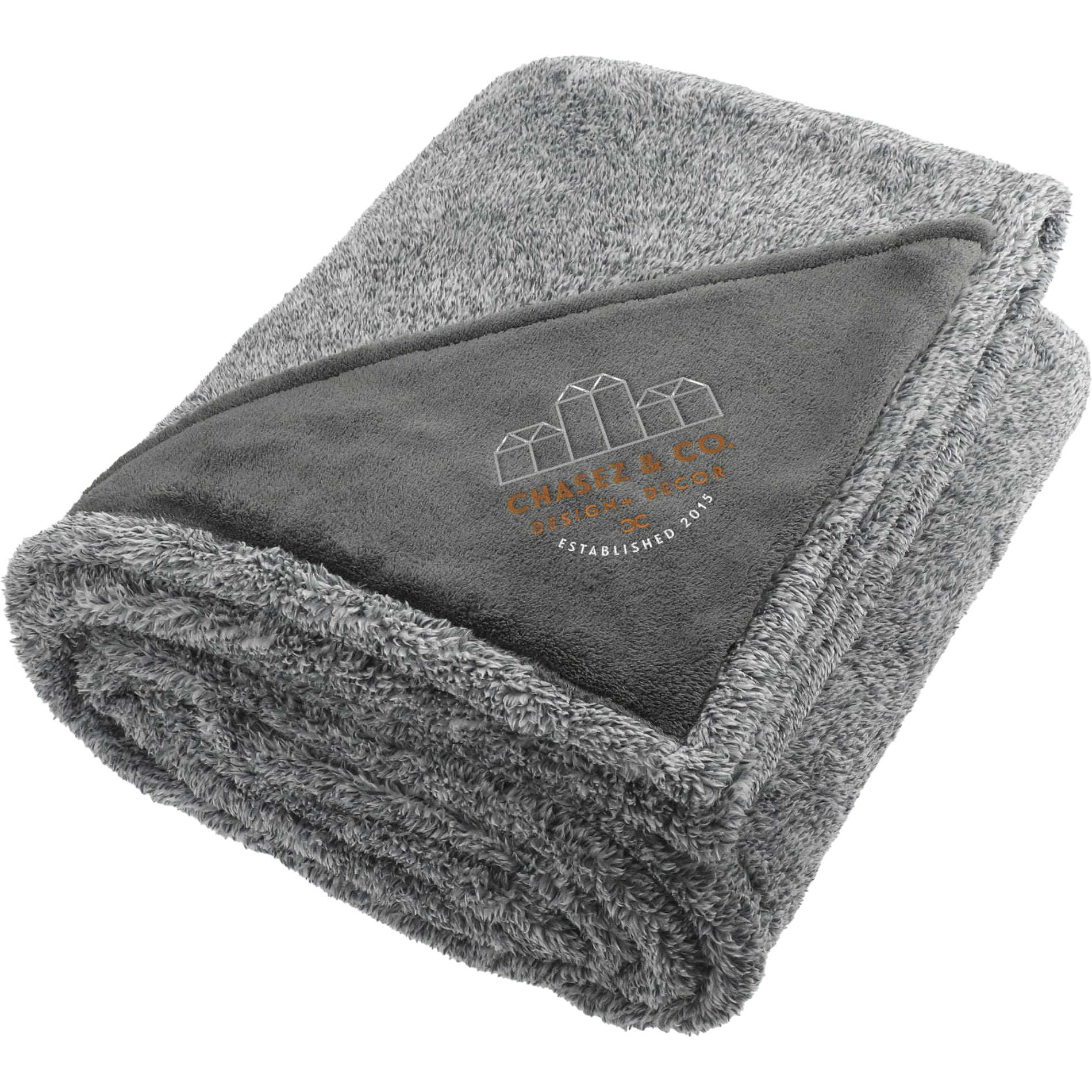 Heathered Fuzzy Fleece Blanket 50