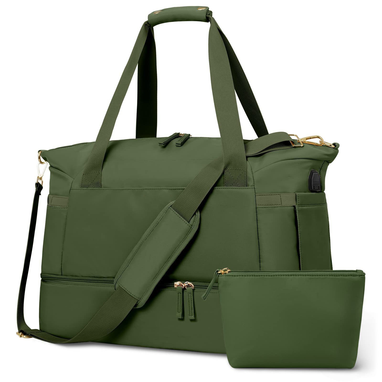 Gym Bag with USB Charging Port for Women 11