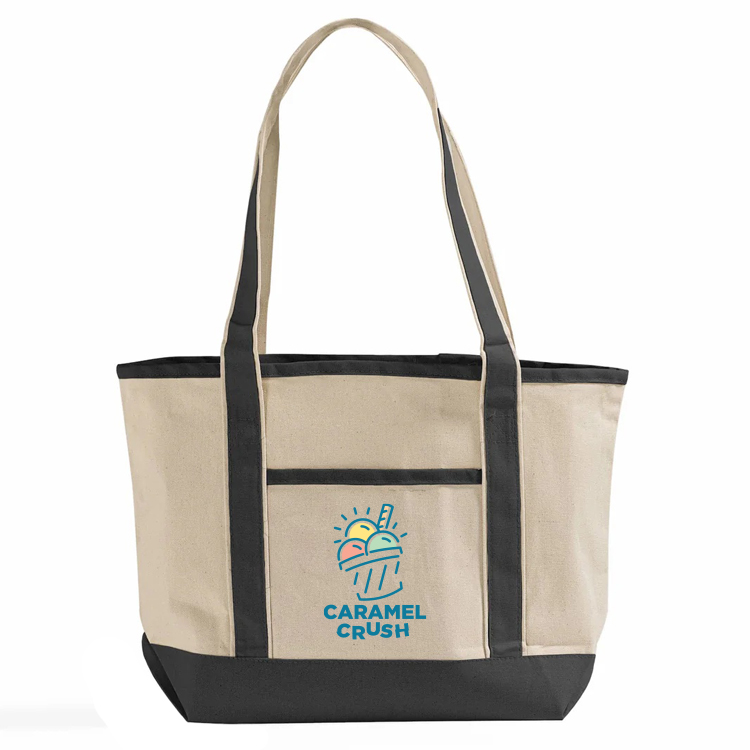 Driftwood Deluxe 12oz Canvas Tote Bag, custom tote bag with logo imprint 9
