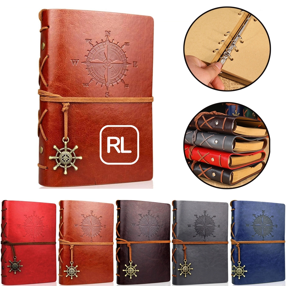 Leather Writing Journal Notebook 1