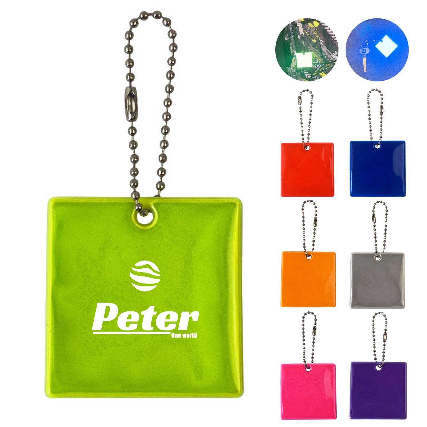Night Safety PVC Reflective Pendant 2