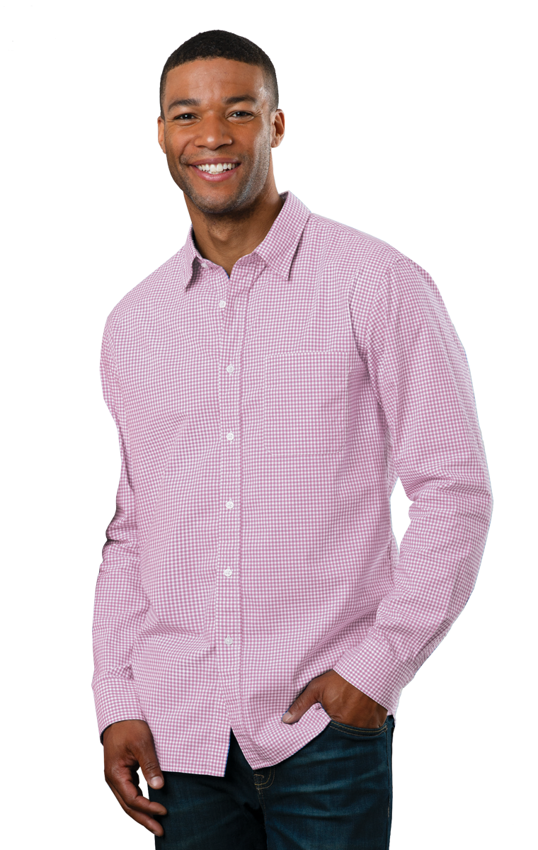 Men's L/S Gingham Check 10