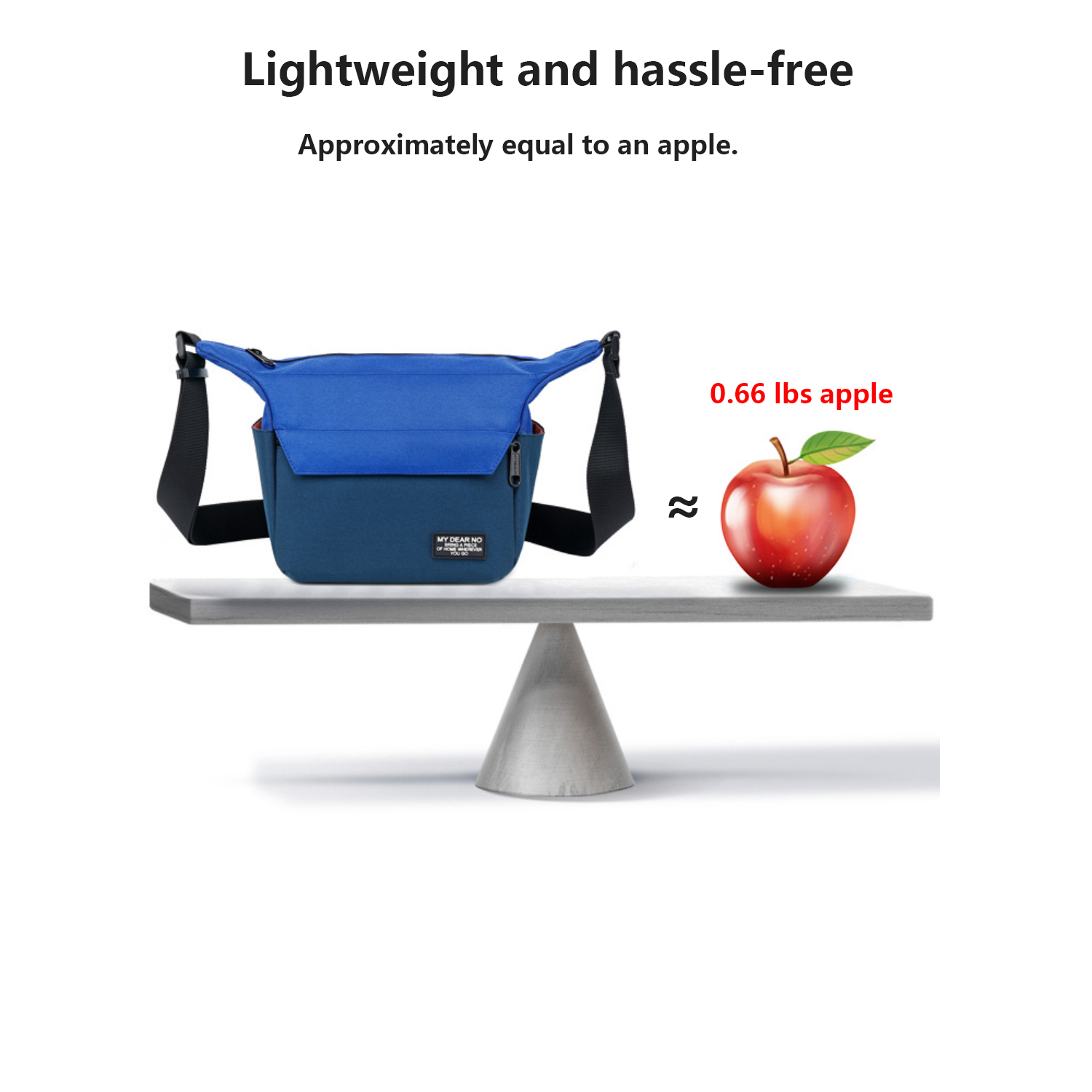 Color contrast waterproof casual camera messenger bag 15