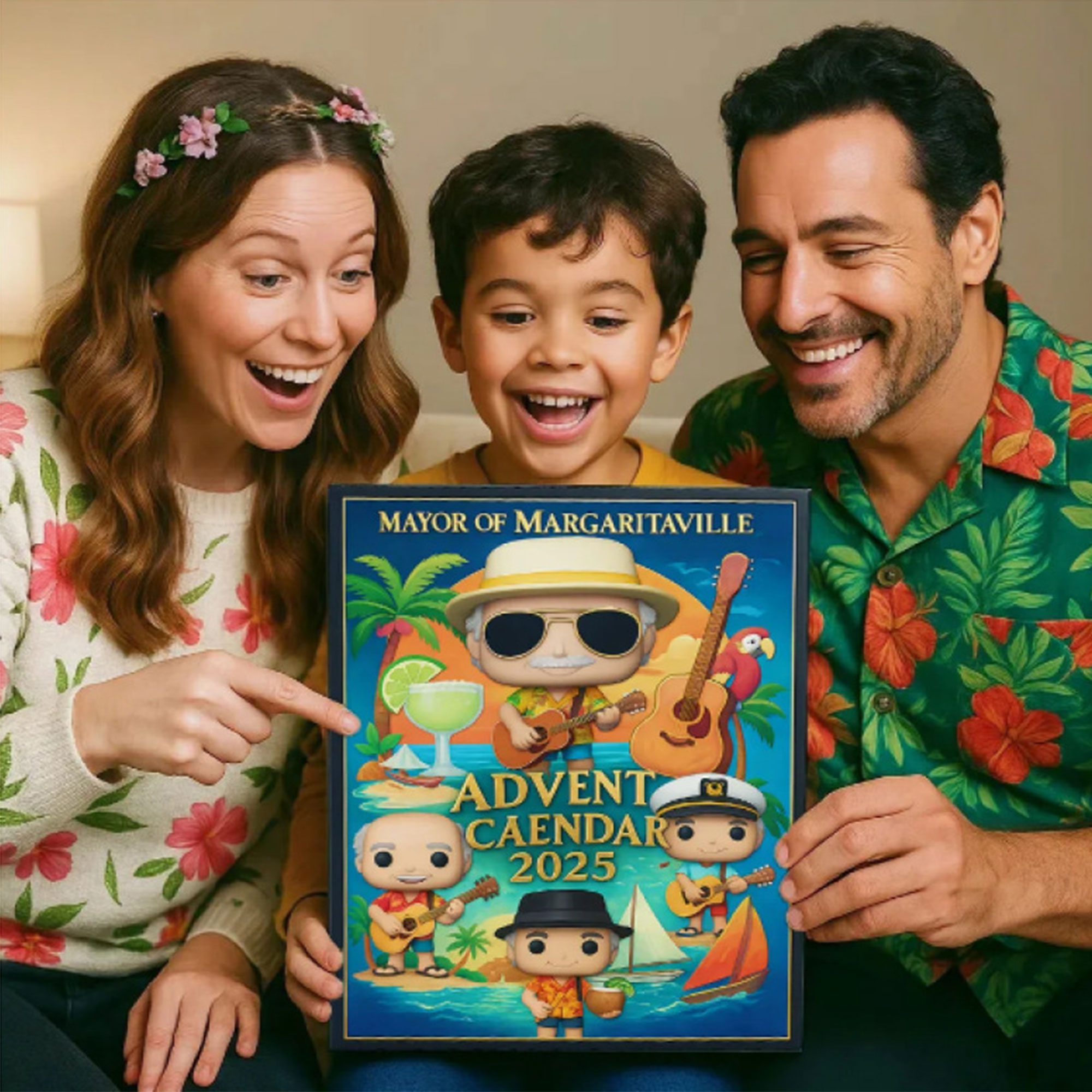 Surprise Mystery Box Jimmy Buffett Christmas Tree Ornament 3