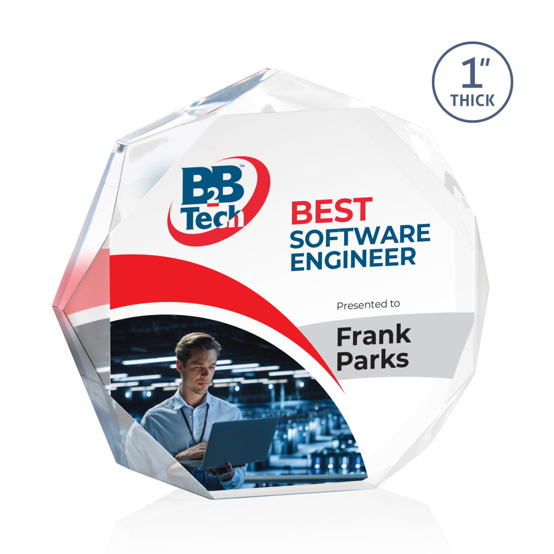 Piedmont VividPrint™ Award - Clear 13