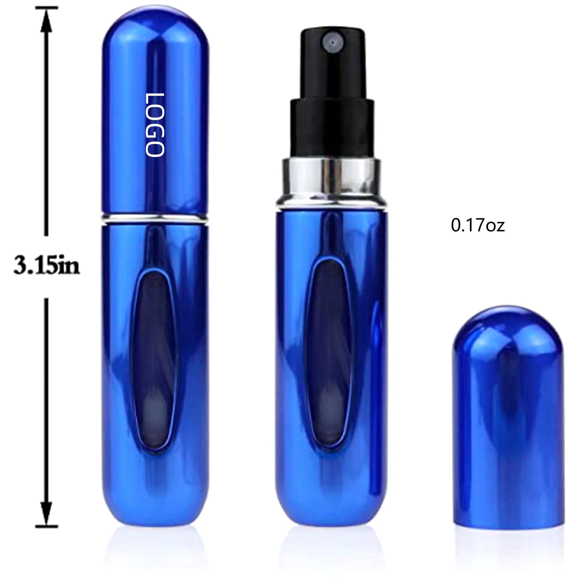 Mini Refillable Perfume Atomizer Bottle, custom award with logo imprint 2