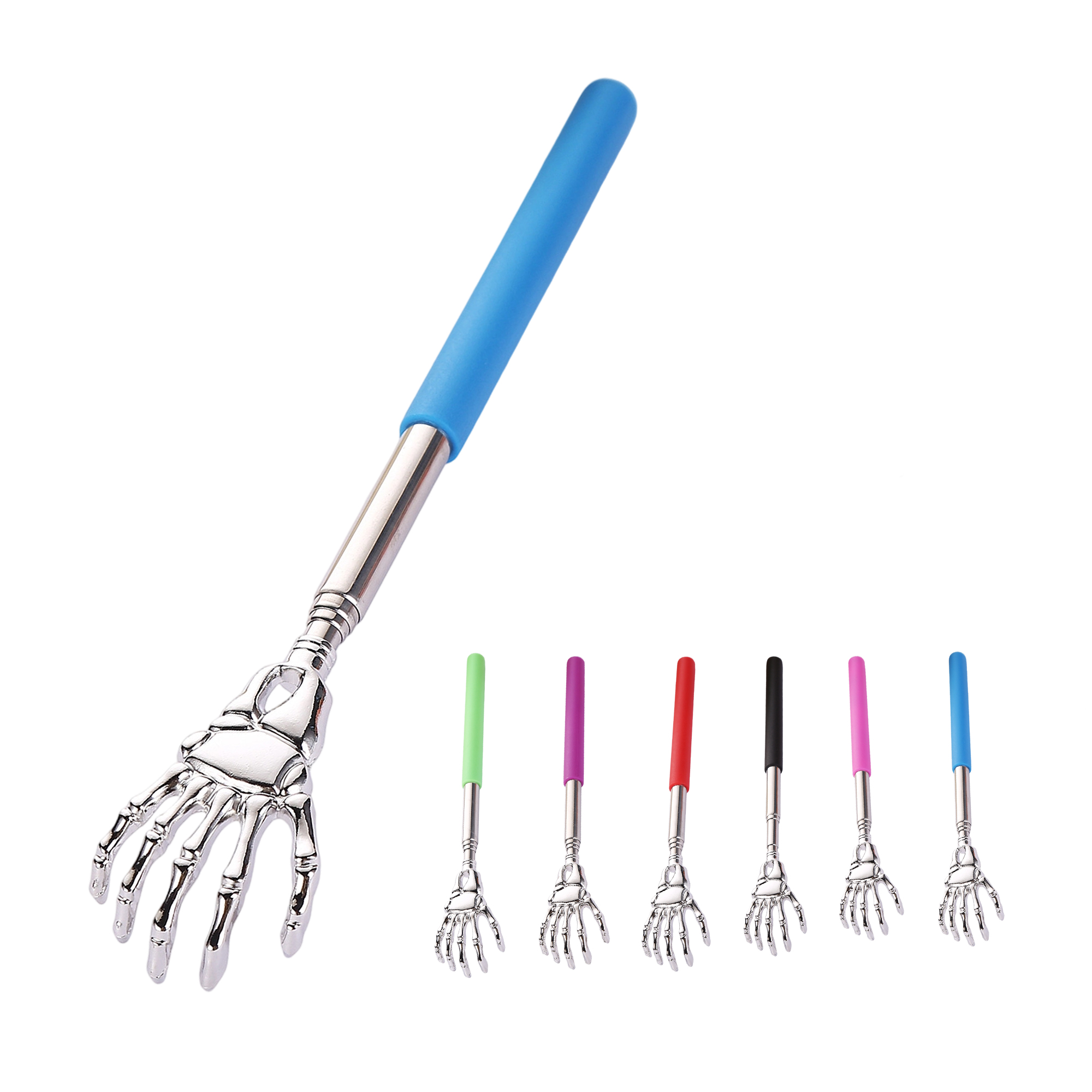 Stainless Steel Telescoping Back Scratcher 8.7" To 23.2" 6