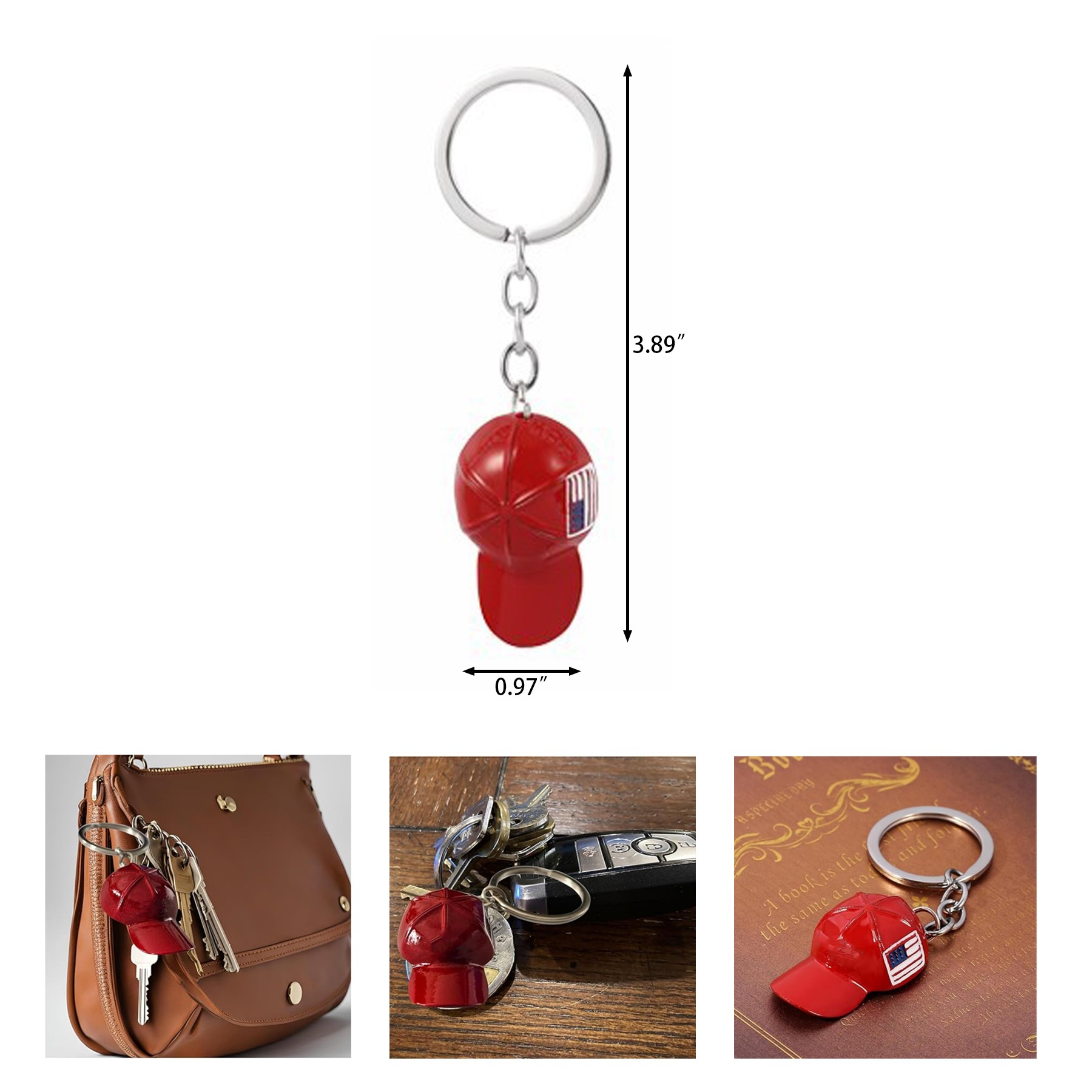 Baseball Cap Keychain 2