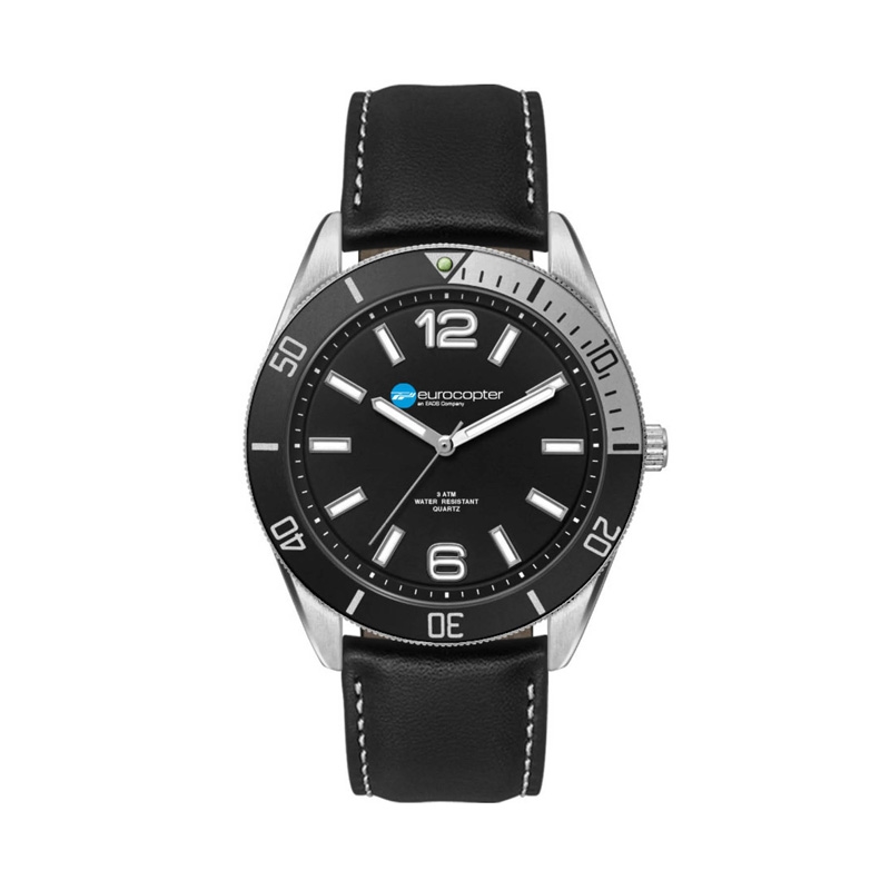 42MM, SILVER METAL CASE, BK BEZEL, 3-HAND MVT