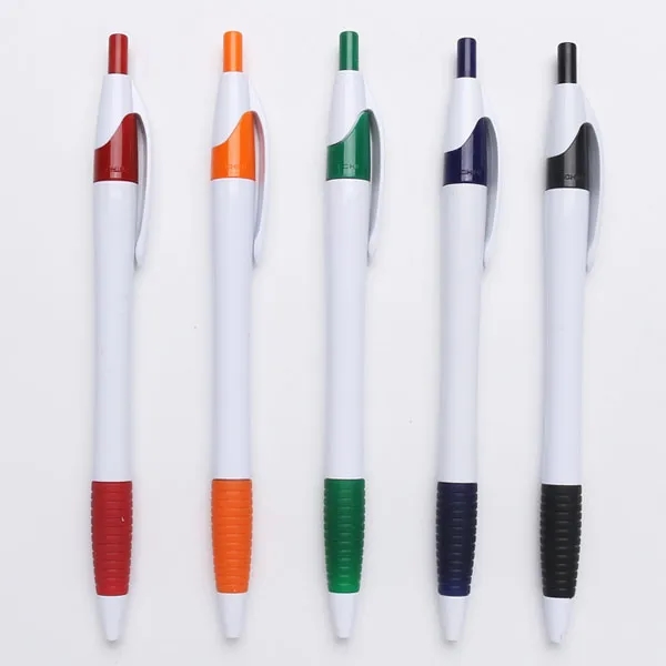Plastic Cougar Rubber Grip Ballpoint Pen 7