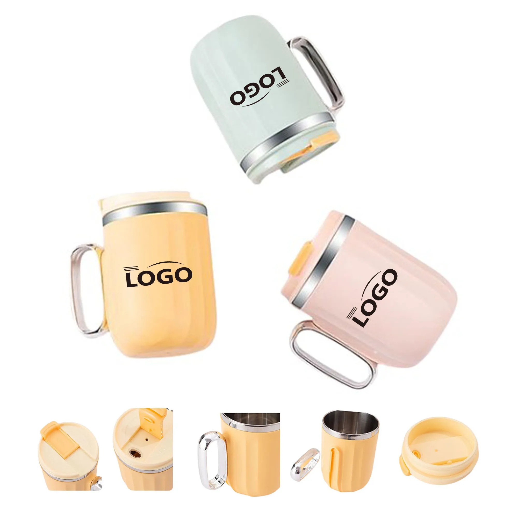 Double Wall Coffee Mug With Handle